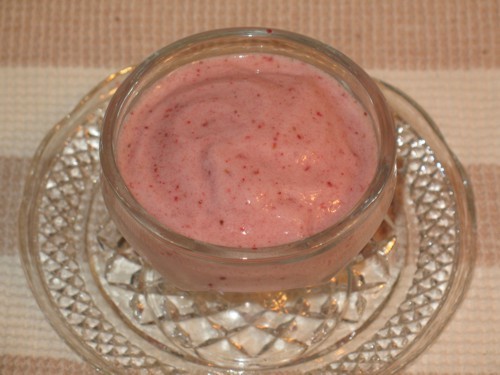 Recette - Crème glacée aux fraises